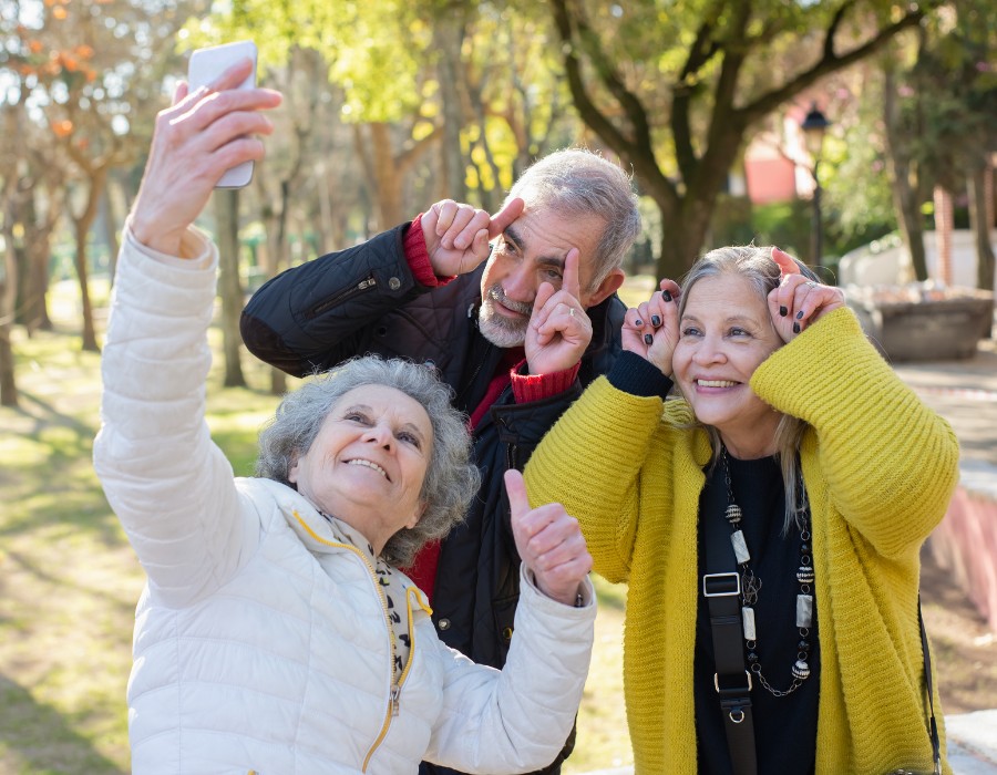 Passeio para os seniores com mais de sessenta anos